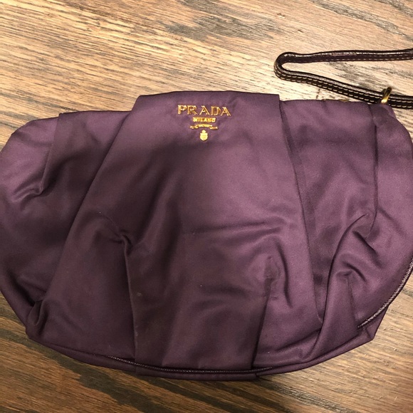 prada nylon wrist pouch